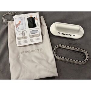 Rowenta Steamer Accessory Set Upholstery Brush Lint Brush and Storage Bag White